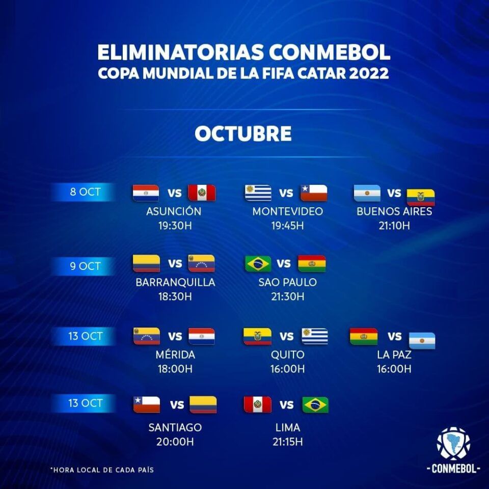 Ecuador vs. Uruguay por las Eliminatorias Sudamericanas: Horarios