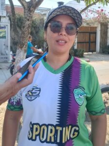 Diana Calderón y su hijo Moisés Genes