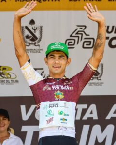 Johan Colón, ganador etapa Vuelta al Tolima 2024.