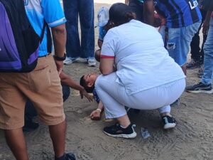 El servicio paramédico del Festival ha atendido varios casos de golpe de calor.