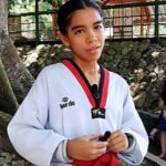Larissa Méndez, taekwondista de Sucre.