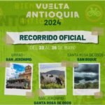 Recorrido Vuelta a Antioquia 2024.