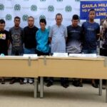 Presuntos miembros del Clan del Golfo