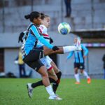 Mónica Ramos completó 50 partidos con Gremio de Porto Alegre.