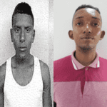 Fabián Andrés Martínez Padilla y Luis Eduardo Feria Ríos, encarcelados por porte de armas.