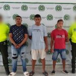 Diego Andrés Miranda, Erin Enrique Atencia Galindo y Julio Ángel Atencia Pereira, capturados.
