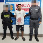 Fredy Evangelista Suarez, capturado por tentativa de homicidio y porte ilegal de arma de fuego.