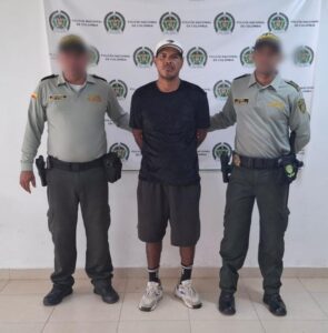 Hernán Jesús Pacheco Negrete, capturado.