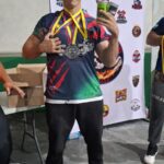Enrique Pión Pérez, subcampeón de lucha de brazos.
