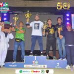 Podio del Open Nacional de Taekwondo.