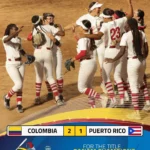 En emocionante juego Colombia vence a Puerto Rico.