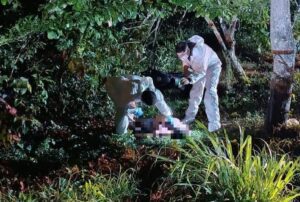 Accidente en vía a Corozal.