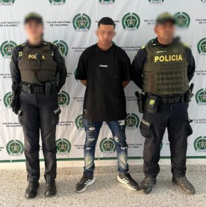 Capturado en sincelejo Brandon De Jesús Pérez Hernández