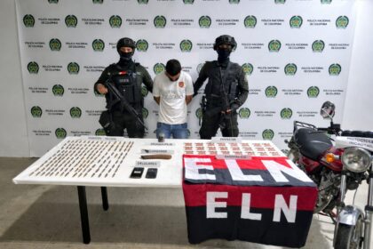 Policía captura a alias Barbas del ELN en Cesar