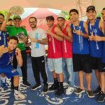 Boxeadores celebrando el título de la Copa Talento Barranquilla de boxeo olímpico.