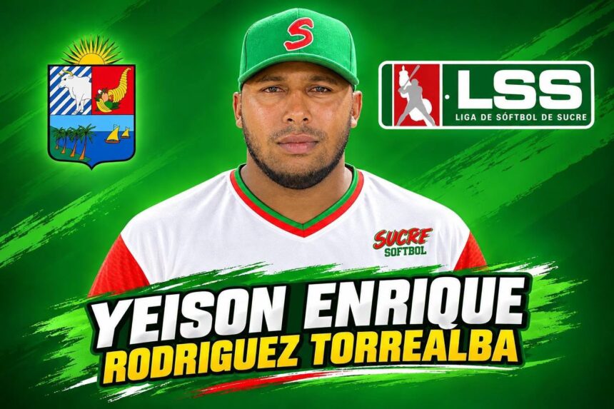 Yeison Rodríguez, lanzador de Sucre.