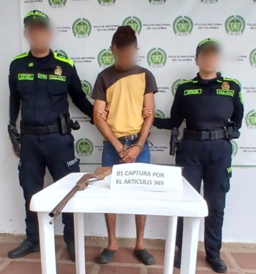 captura por armas de fuego en Sucre